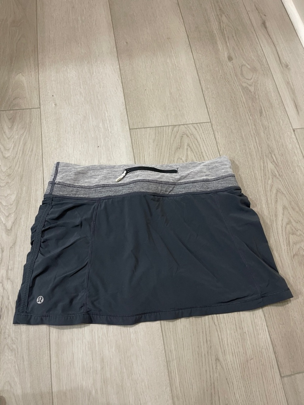 lululemon athletica Navy and Light Gray Athletic Skirt